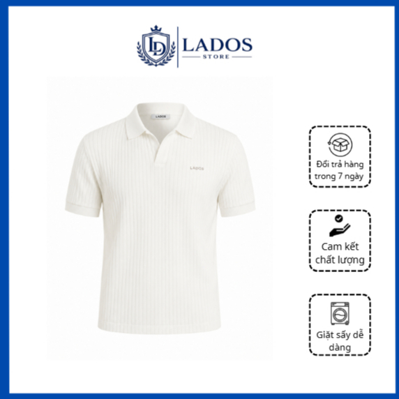 Áo polo LADOS nam basic chất liệu vải thun lạnh