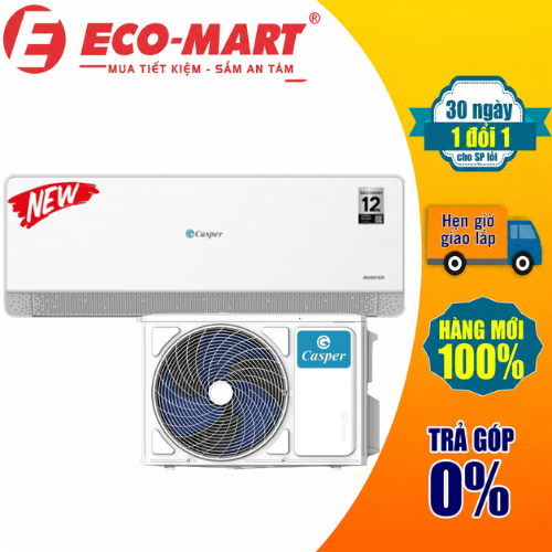 09IU36 Điều hòa Casper 1 chiều inverter 9000BTU QC-09IU36
