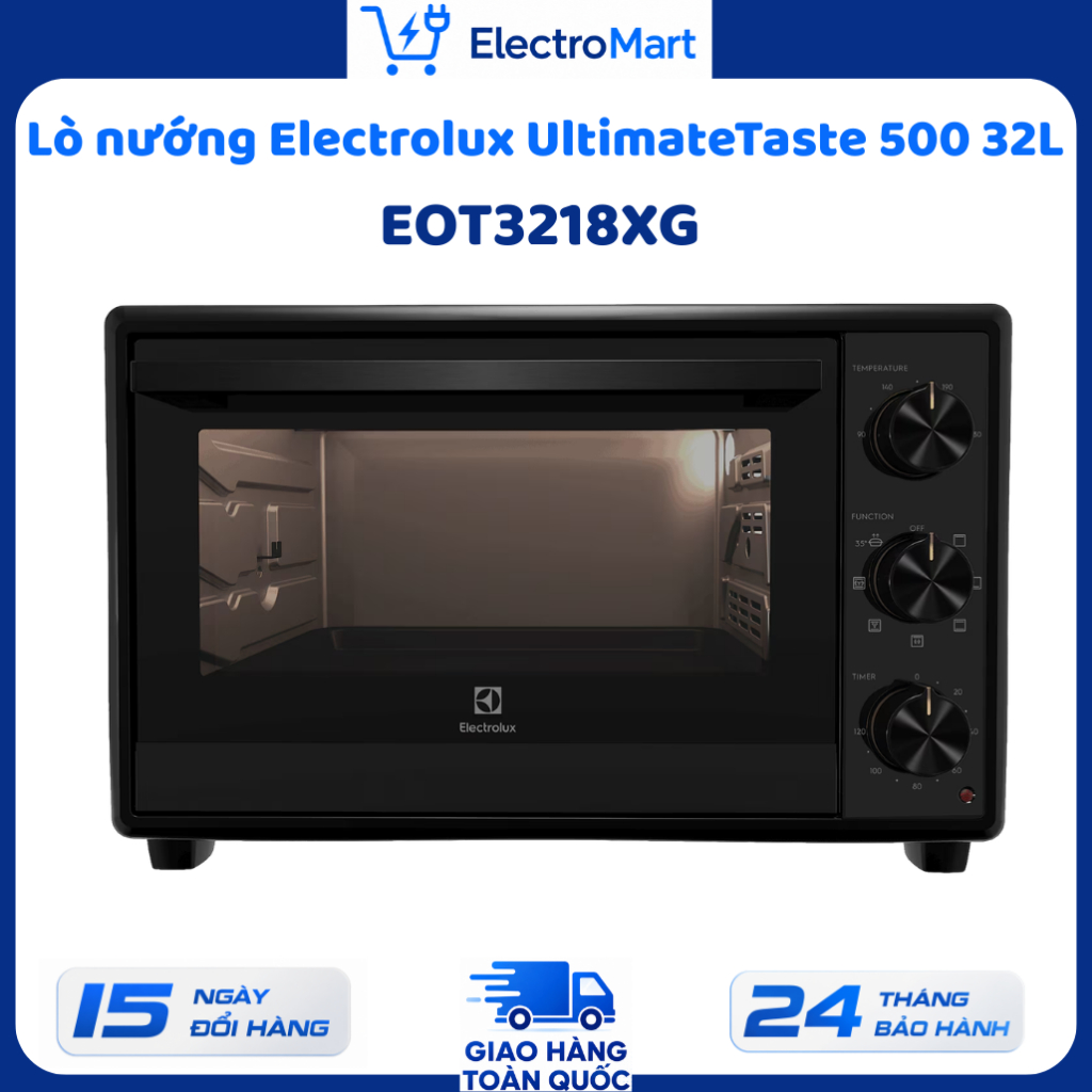 EOT3218XG Lò nướng Electrolux UltimateTaste 500 32L Nướng đối lưu Chính Hãng