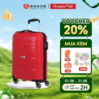 Vali kéo nhựa du lịch stargo topaz z22 size s nhựa pp cao cấp khóa tsa độ bền cao