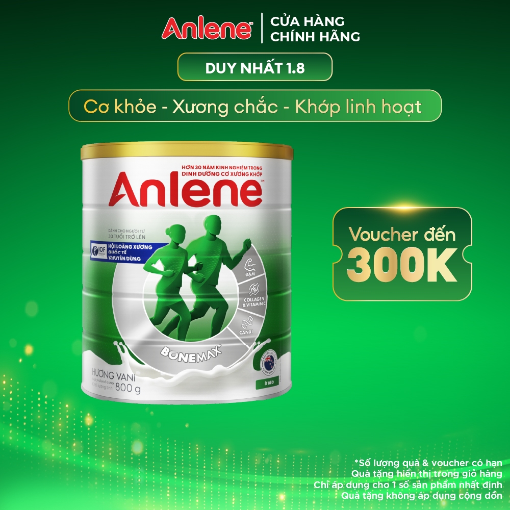 Sữa Bột Anlene Hương Vani 800g