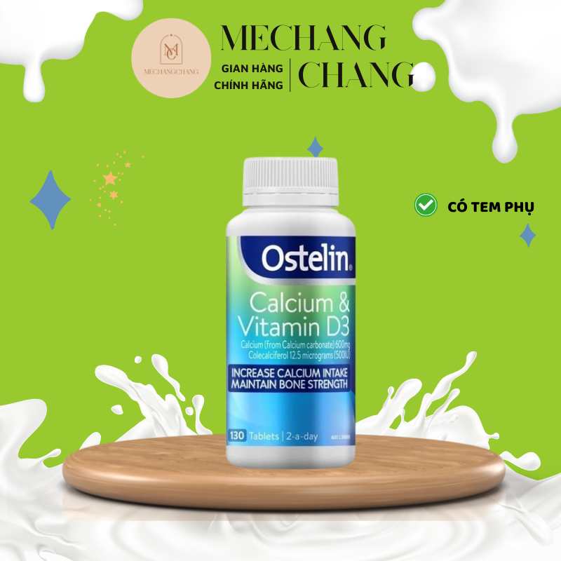Canxi Ostelin bà bầu canxi ostelin bà bầu 130 viên