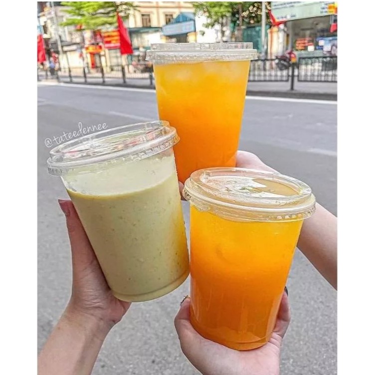 THÙNG 500 Ly Cốc Nhựa Khổng Lồ Đựng Nước Mía, Trà Tắc 800ML 900ML