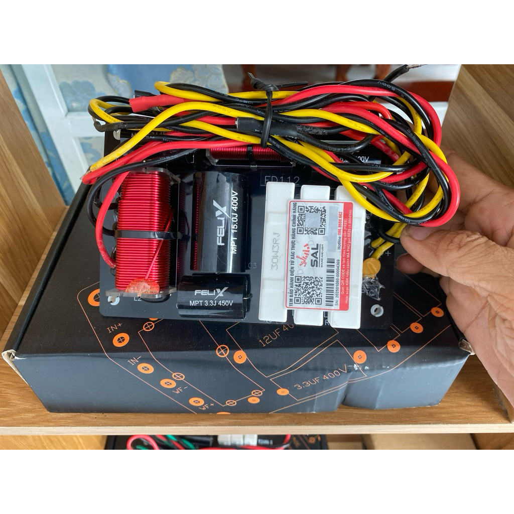 Phân tần loa Felix, FD112 dùng cho array tích hợp chống hú, chống cháy loa treble (1 cái)