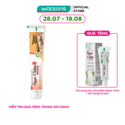 Kem Đánh Răng Dược Liệu Ngọc Châu Truyền Thống 100g