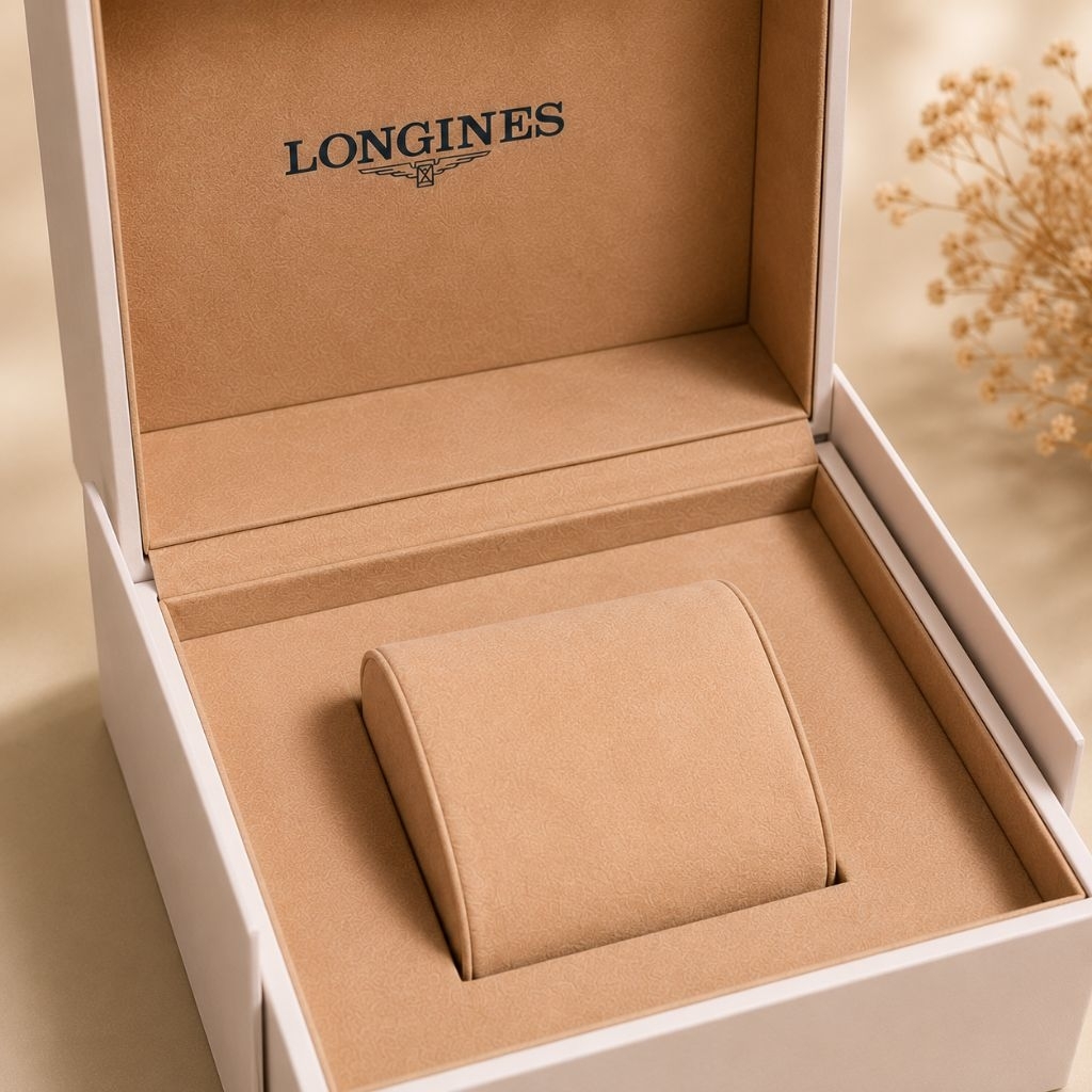 🐎 HỘP ĐỒNG HỒ LONGINES FULLBOX CAO CẤP - KÈM TÚI GIẤY, SỔ, THẺ, TAG ĐẦY ĐỦ