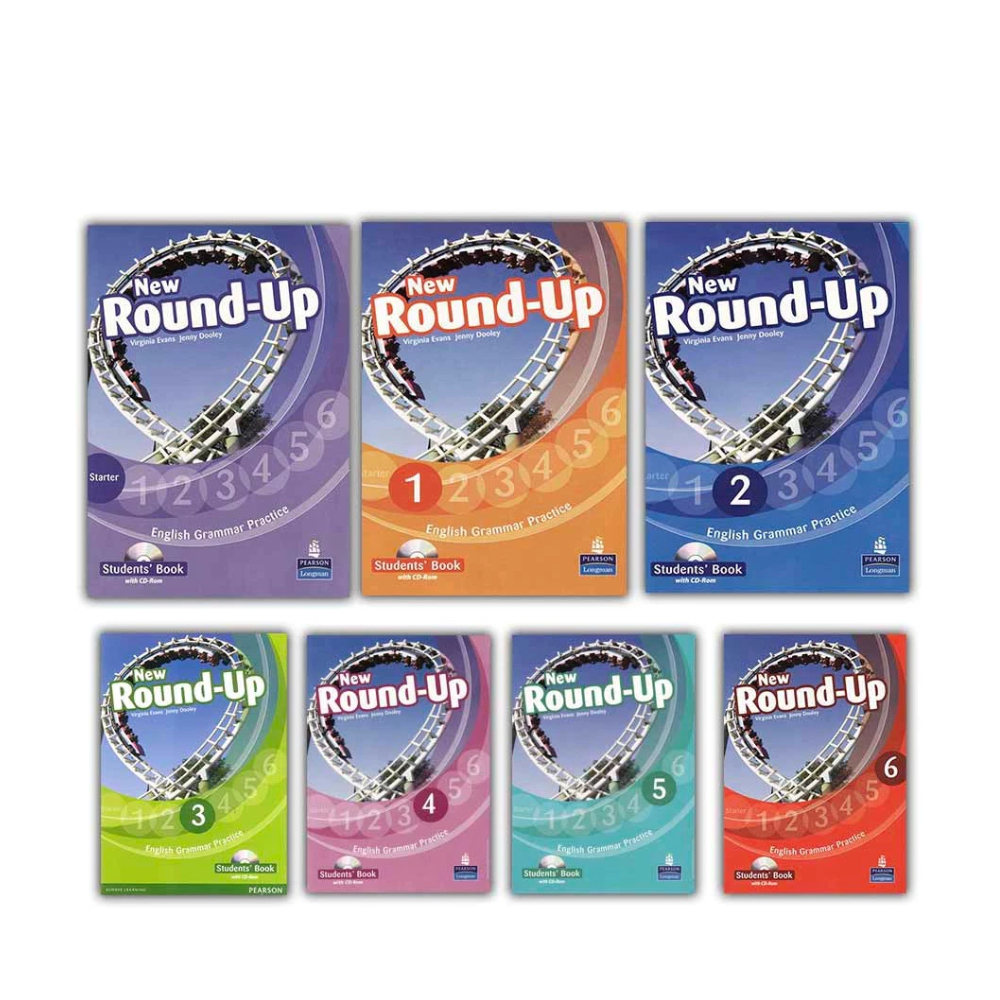 Sách - New Round-up - Starters,1,2,3,4,5,6 - Bản in lazer đẹp nét, Tặng audio mp3-