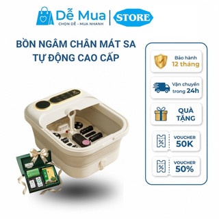 Bồn Ngâm Chân Tự Làm Nóng Kenkatsu - Massage 6 Con Lăn, Gấp Gọn Tiện Lợi, Cảm Ứng & Chống Giật Tuyệt Đối