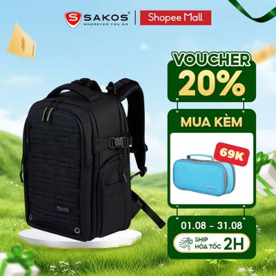 Balo Máy Ảnh SAKOS IMAPRO Chống Sốc Cao Cấp Nhiều Ngăn Bảo Vệ Thiết Bị Công Nghệ