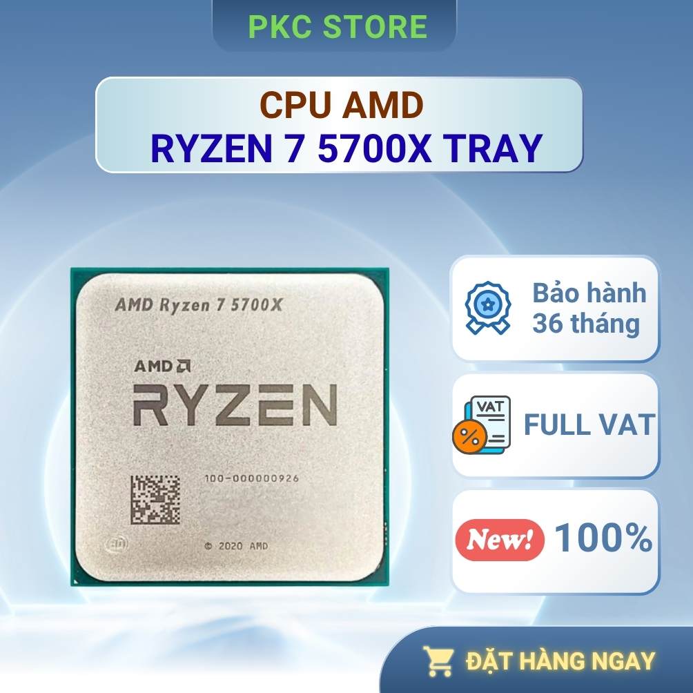 Bộ vi xử lý - CPU AMD Ryzen 7 5700X ( Tray ) ( Full VAT )