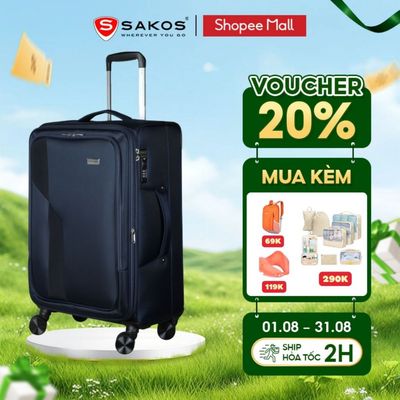 Vali Kéo Vải Du Lịch STARGO TRENDENCY Size S/M/L (20/ 24/ 28inch) Khóa TSA Kéo Đôi Chống Rạch