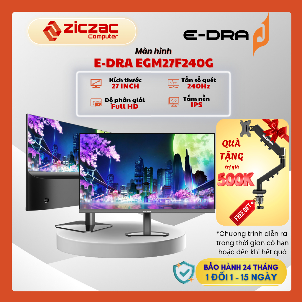 [Hỏa tốc] Màn hình Edra 25-27 inch 240Hz 420Hz 320Hz chuyên game Full HD Fast IPS 1ms - Chính hãng