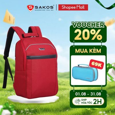 Balo Laptop Du Lịch Cao Cấp SAKOS FRONTIER 14 Inch Bền Bỉ Đựng Nhiều Đồ Chất Liệu Chắc Chắn