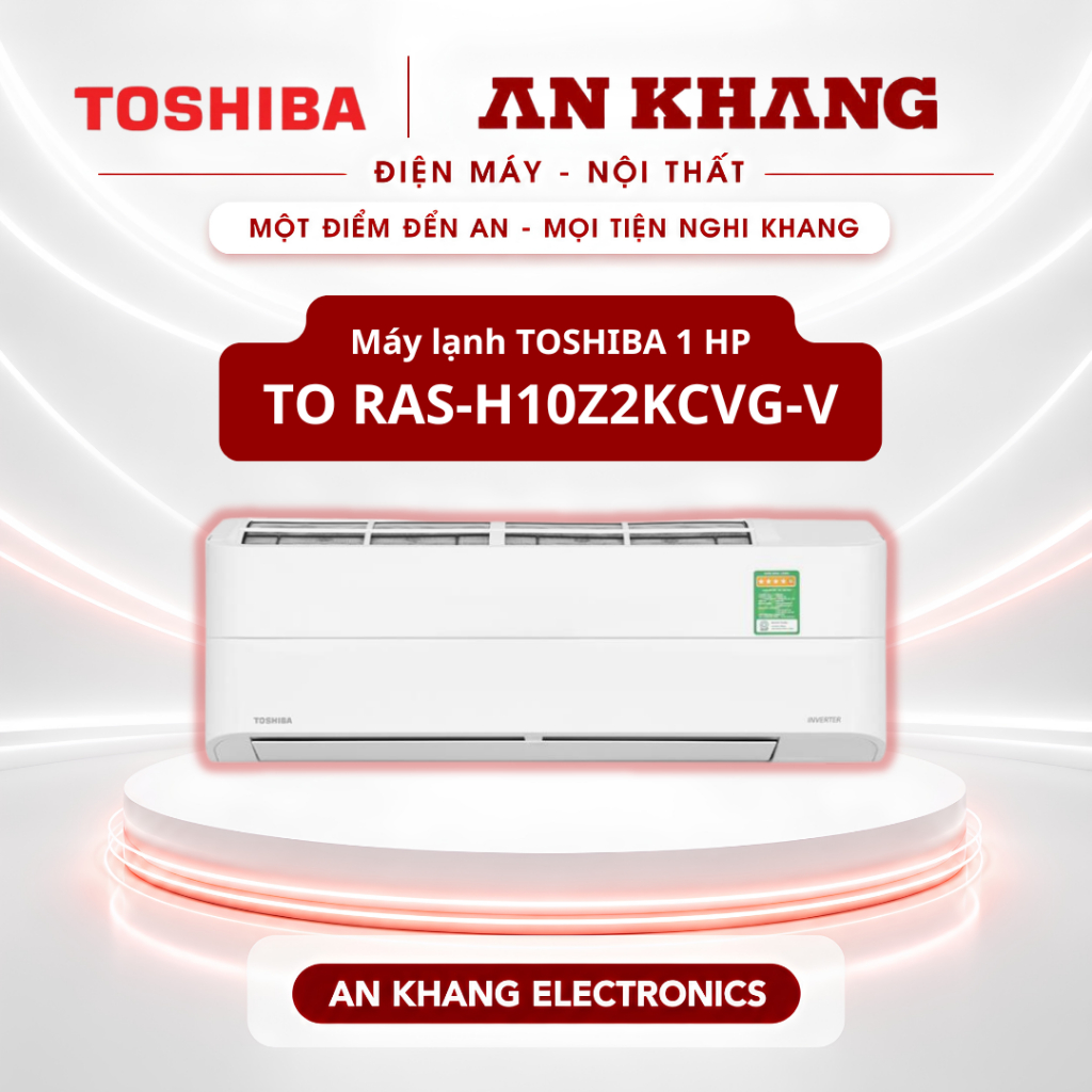 [ Chính Hãng ] Máy lạnh TOSHIBA 1HP/1.5HP - TO RAS-H10Z2KCVG-V/ TO RAS-H13Z2KCVG-V - An Khang Electr