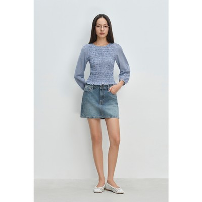 LIBÉ WORKSHOP - Chân váy jeans ngắn trên gối 7584