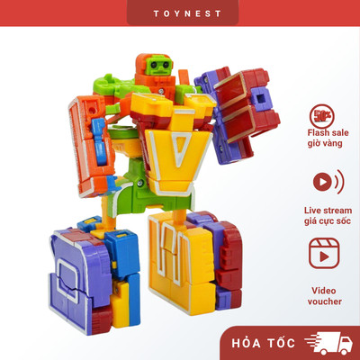 Đồ Chơi DUKA: Chữ Cái Biến Hình - ROBOT A - Z
