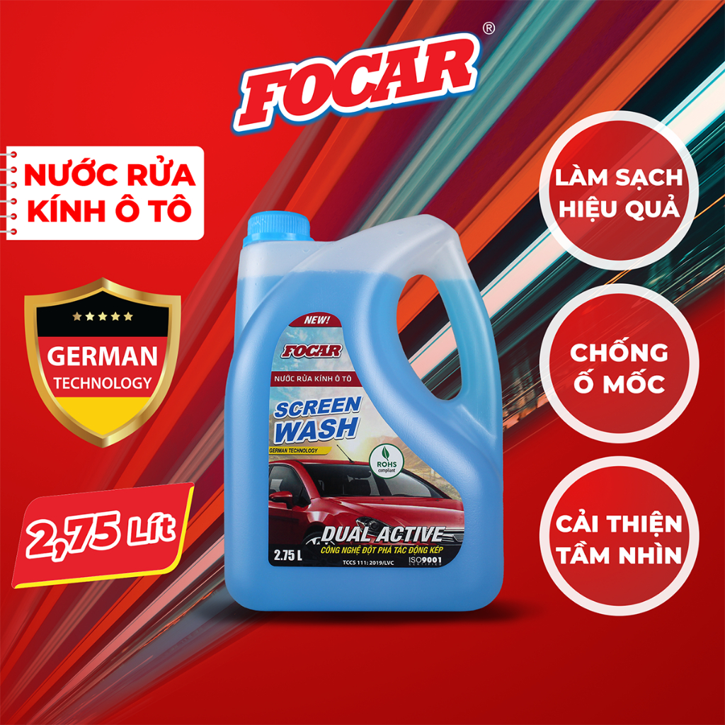 Nước Rửa Kính Cao Cấp FOCAR Screen Wash 2,75L