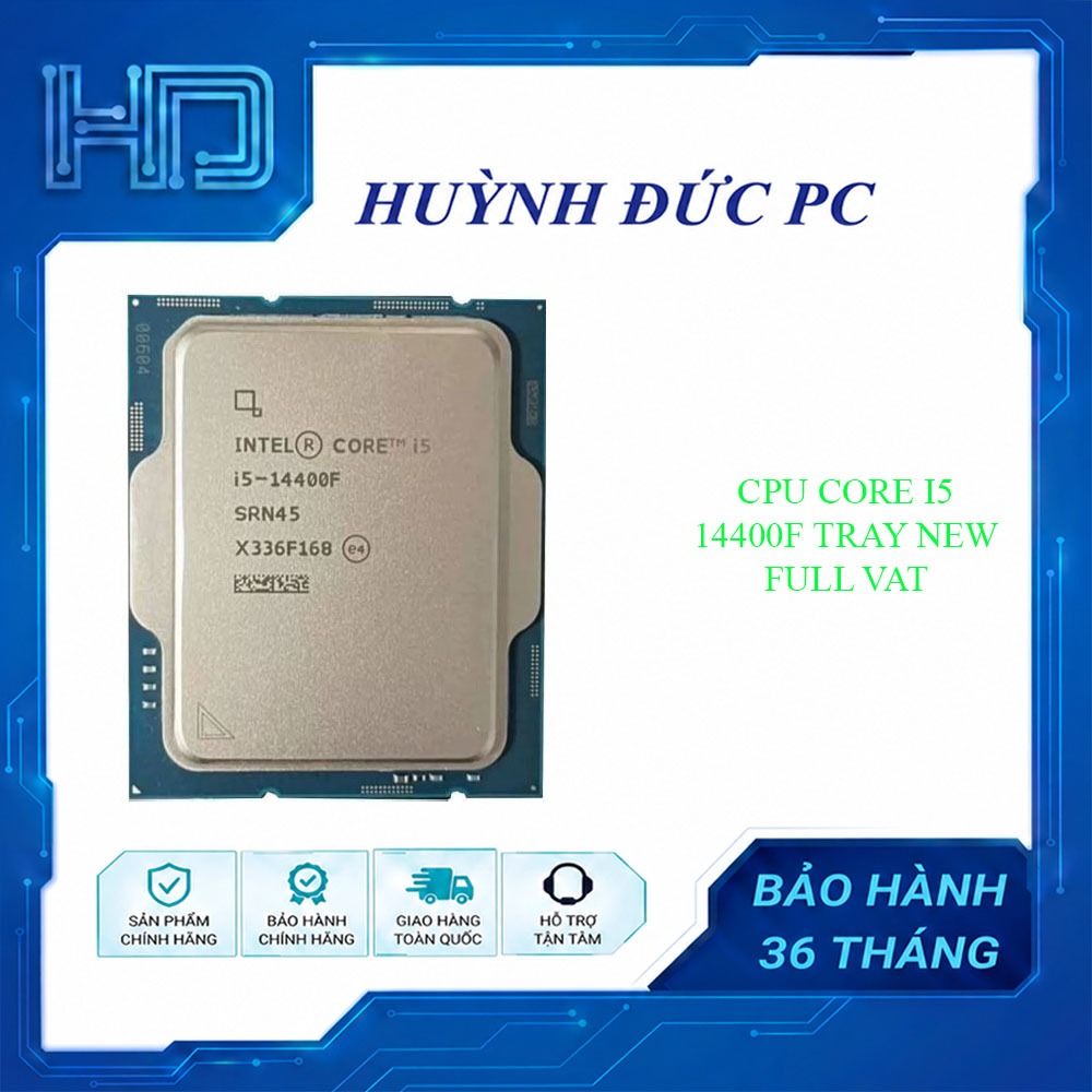 CPU CORE I5 14400F TRAY NEW