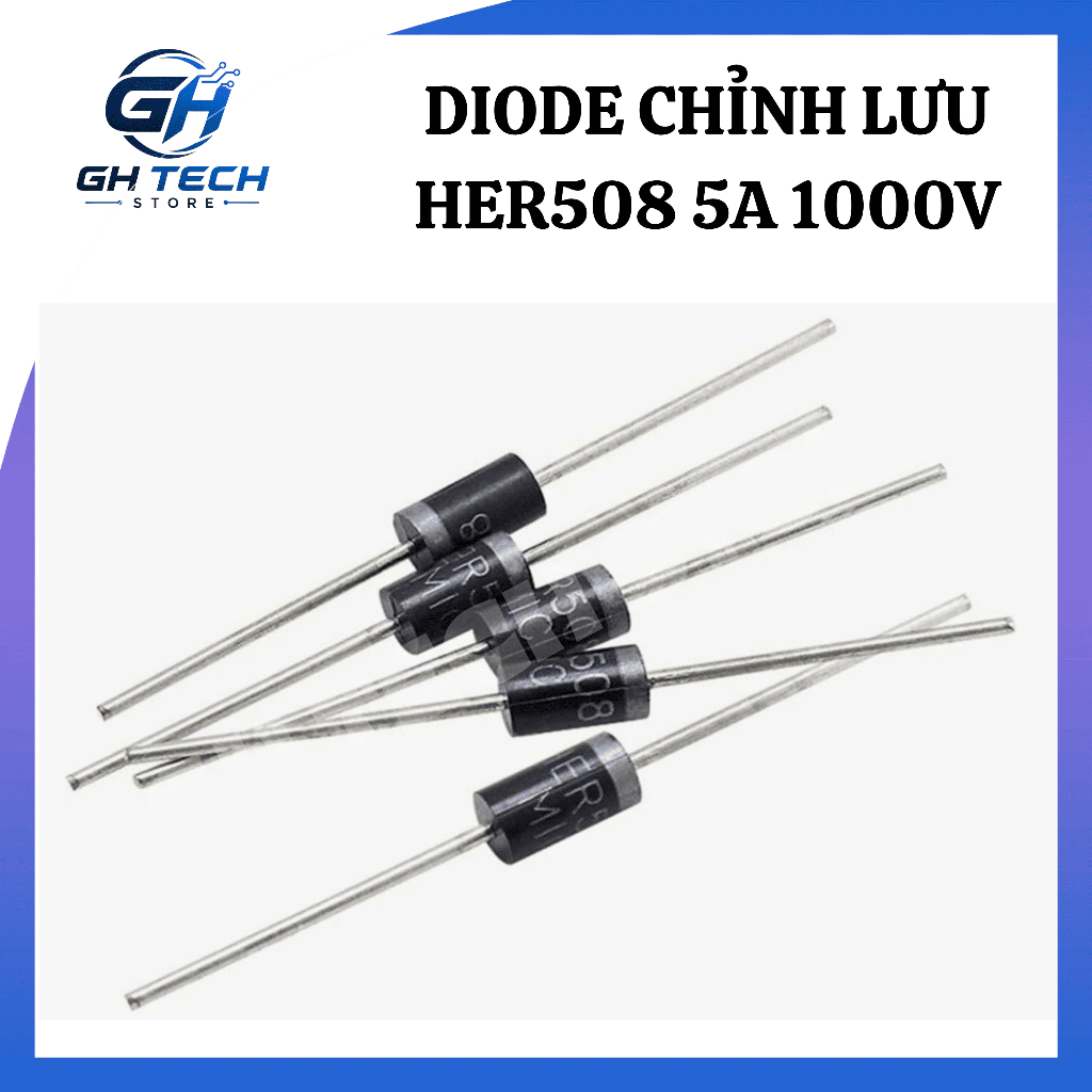 DIODE XUNG HER508 5A 1000V - GH TECH STORE