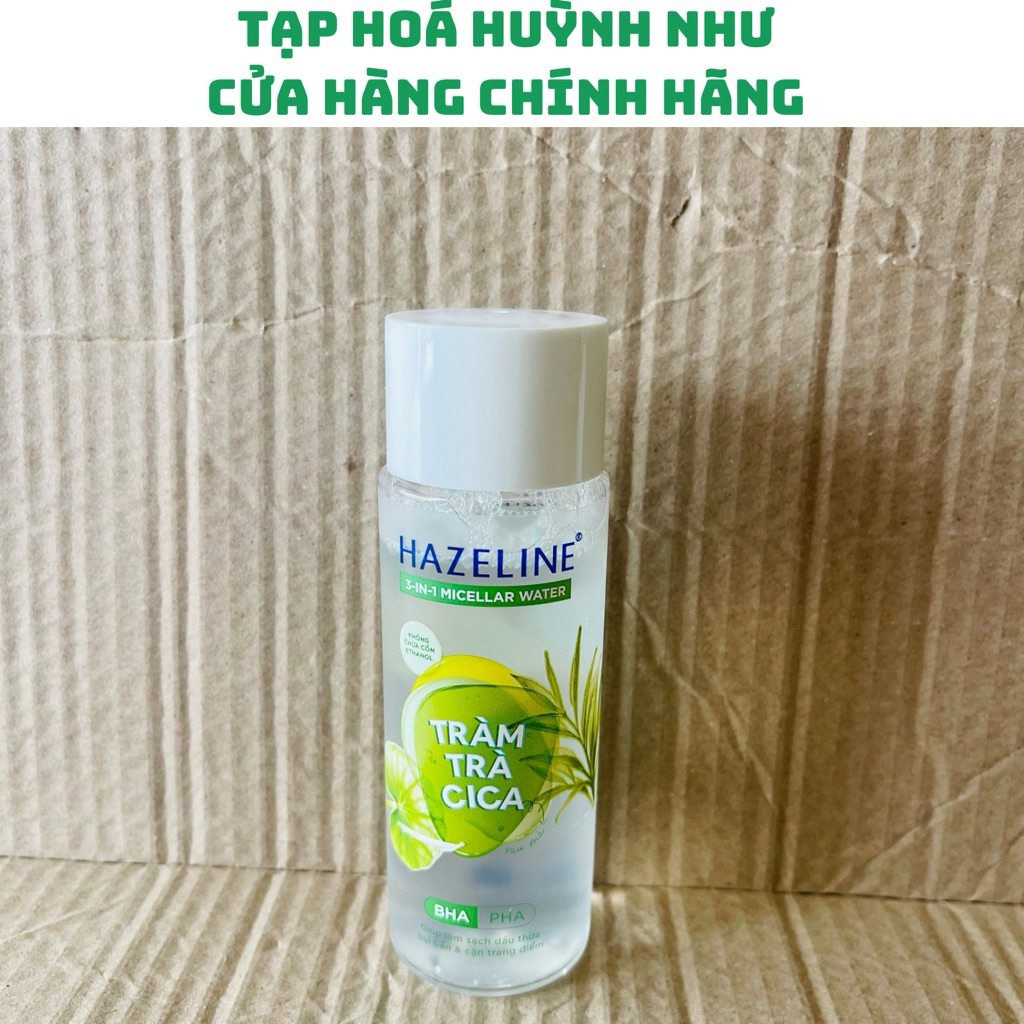 [CHÍNH HÃNG](01 chai)Nước tẩy trang Hazeline tràm trà cica 3in1 100ml