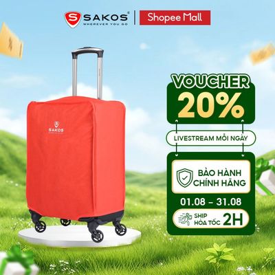 Túi Trùm Vali Vải Không Dệt SAKOS Nhẹ Gọn Bảo Vệ Hành Lý