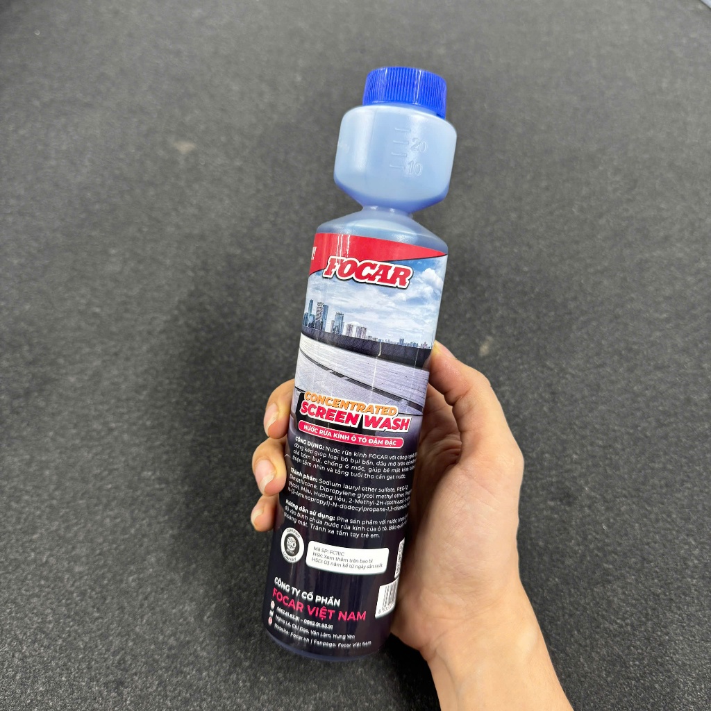 Nước Rửa Kính Đậm Đặc FOCAR Concentrated Screen Wash 270ml