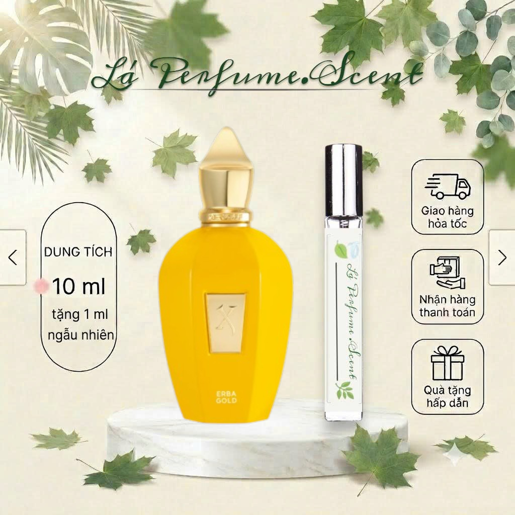 🌿Nước Hoa Unisex Xerjoff Erba Gold EDP 10ml