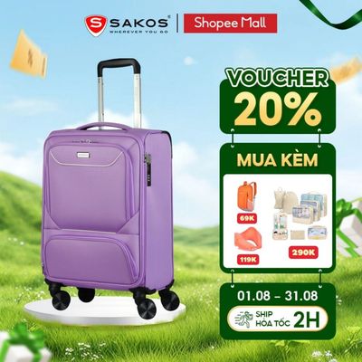 Vali Kéo Vải Du Lịch STARGO SATUS Size S (20inch) / Size M (24inch) Xách Tay Ký Gửi Khóa TSA Bảo Mật Cao