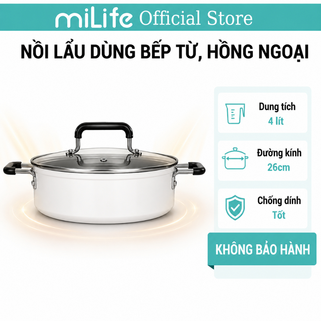 Nồi lẩu bếp từ Induction Cooker GT03 dùng cho bếp từ đa năng
