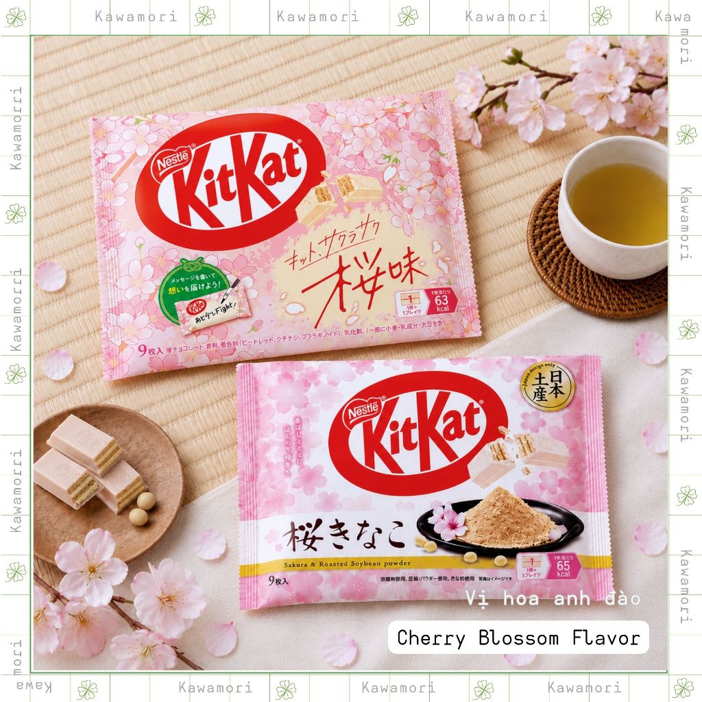 [KitKat Nhật] KitKat hoa anh đào - Cherry Blossom Flavor - KitKat chocolate