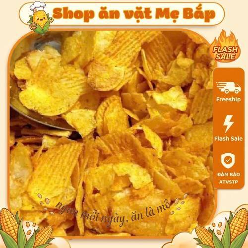 500G Bim Bim Khoai Tây Cánh To Ngon Giòn Đậm Đà, Đồ Ăn Vặt Tuổi Thơ, Bim Bim Khoai Tây Swing