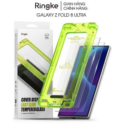[Combo 2] Dán cường lực Samsung Galaxy Z Fold 8 Ultra RINGKE Cover Display Easy Slide Tempered Glass (Màn hình ngoài)