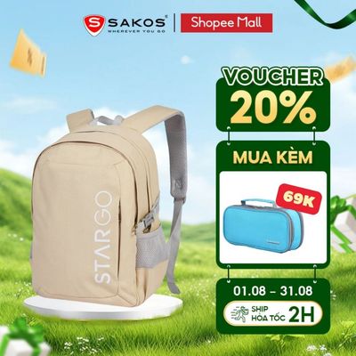 Balo Laptop STARGO SENDA 14 Inch Chống Nước Ngăn Laptop Chống Sốc Đai Gắn Vali