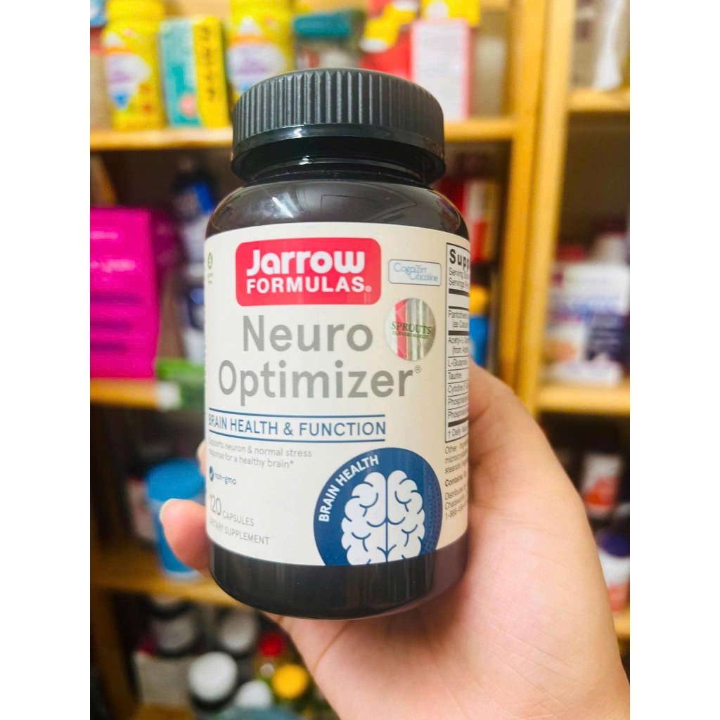 Viên Bổ Não Jarrow Formulas Neuro Optimizer Mỹ Hộp 120 Viên