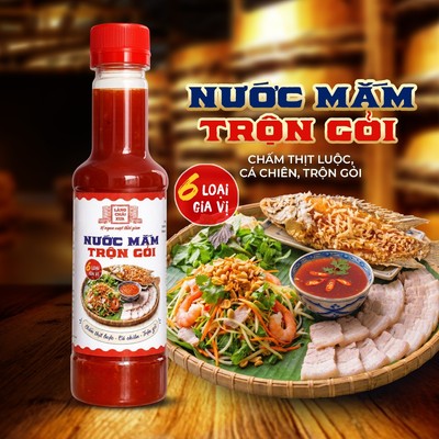 Nước Mắm Trộn Gỏi Làng Chài Xưa Chai 320g Pha Sẵn 6 Loại Gia Vị Siêu Sánh Mặn Ngọt Hài Hoà