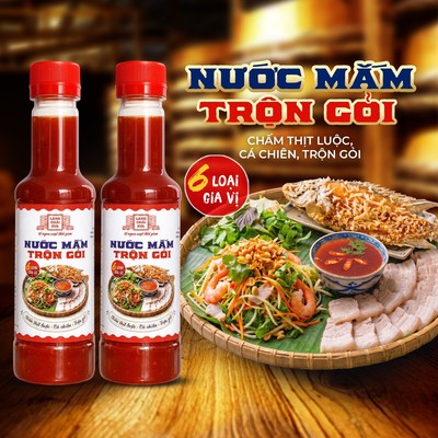 Combo 2 chai Nước Mắm Trộn Gỏi Làng Chài Xưa 320g Pha Sẵn 6 Loại Gia Vị Siêu Sánh Mặn Ngọt Hài Hoà