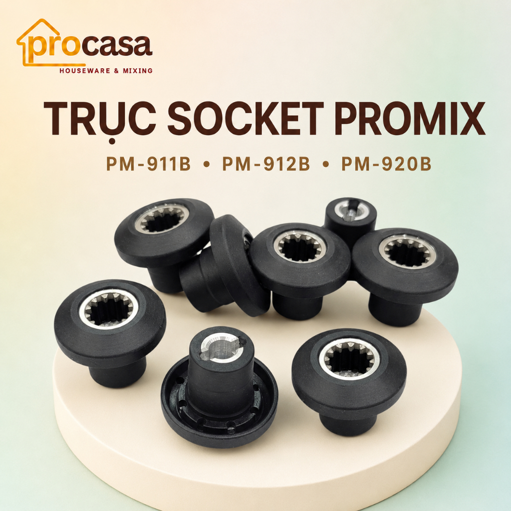 Trục socket thay thế cho Máy xay Promix PM-911B - 912B - 920B