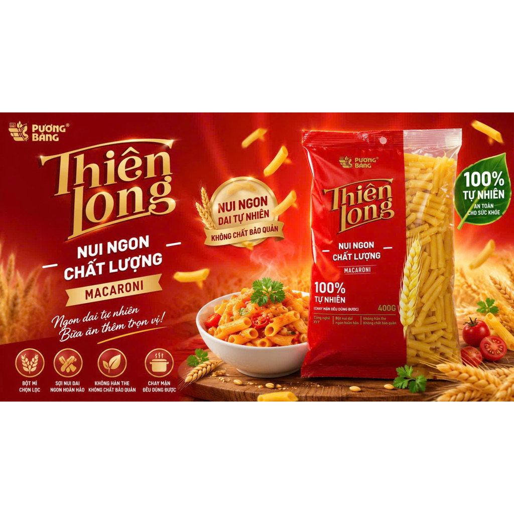 Nui Vàng Thiên Long Ngắn Dài 200gr - 400gram
