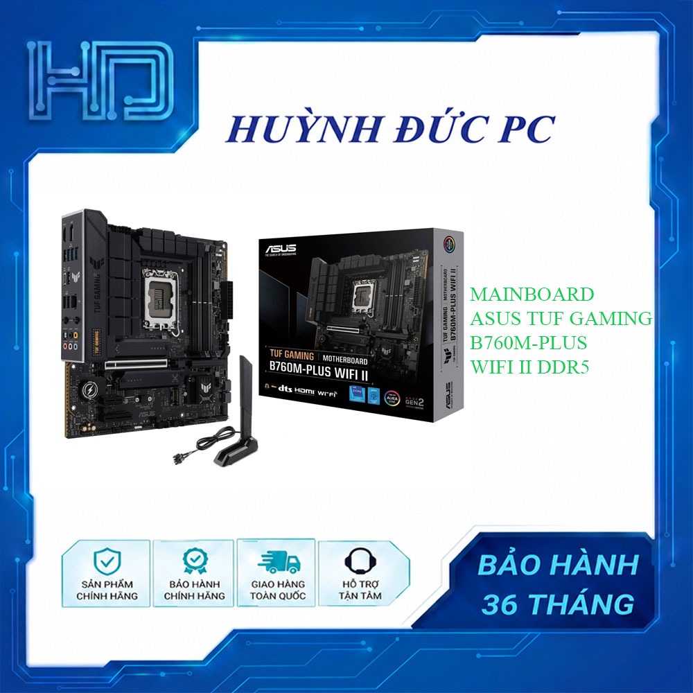 Mainboard Asus TUF Gaming B760M-PLUS WIFI II DDR5