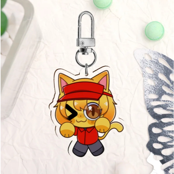 [FORSAKEN] Elliot Cat Acrylic Keychains