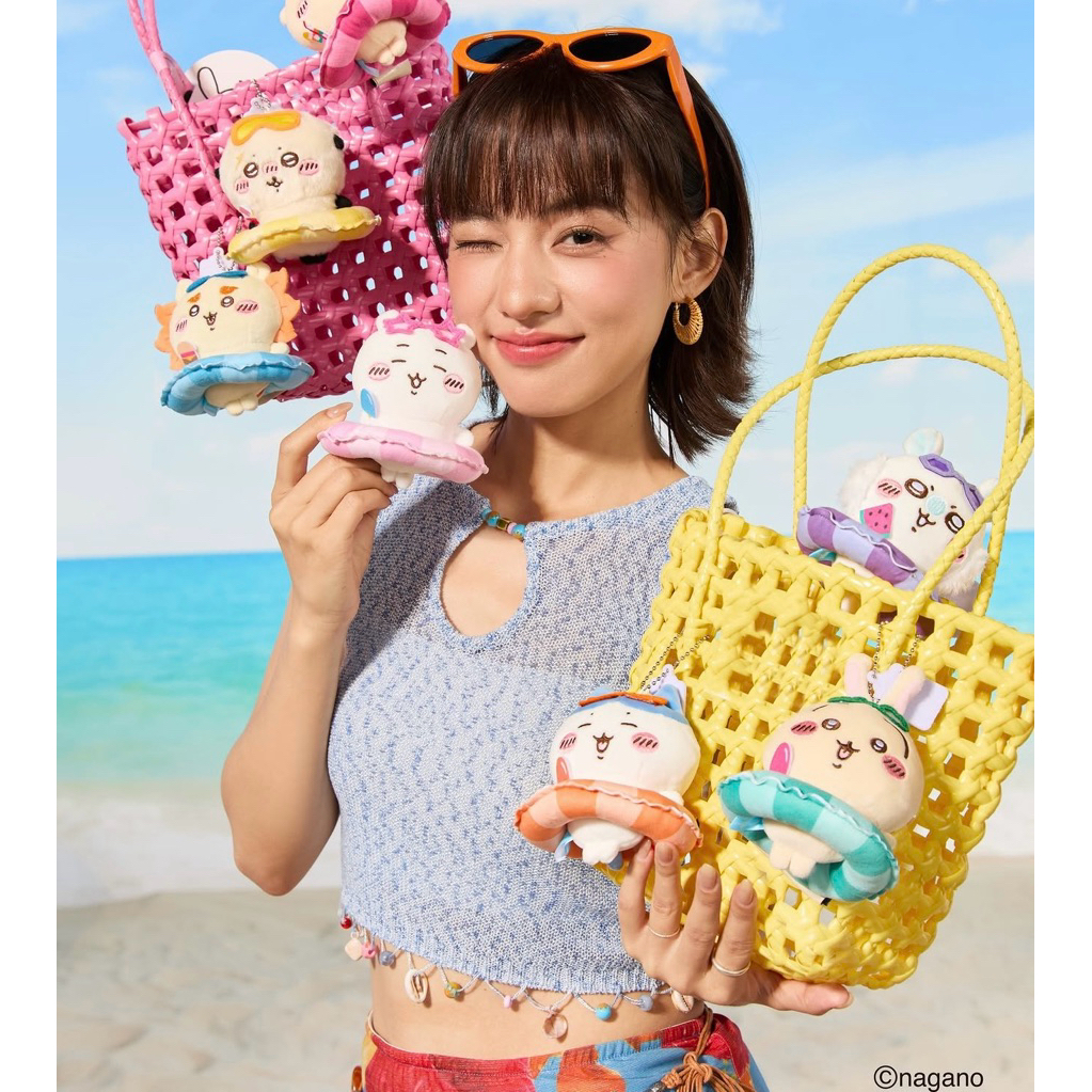 Chiikawa - Usagi - Hachiware - Gấu Bông - Móc Khoá Gấu Bông
