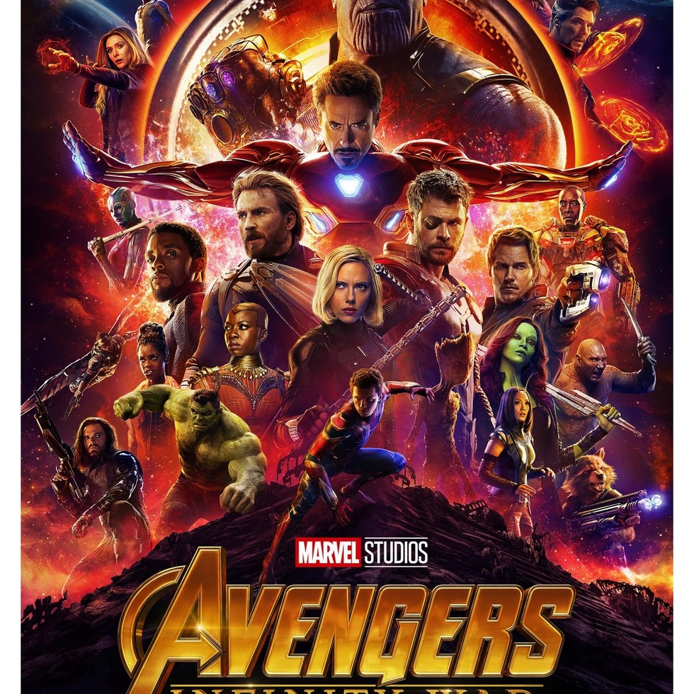 Poster phim Avengers Infinity War Age Of Ultron decal dán tường