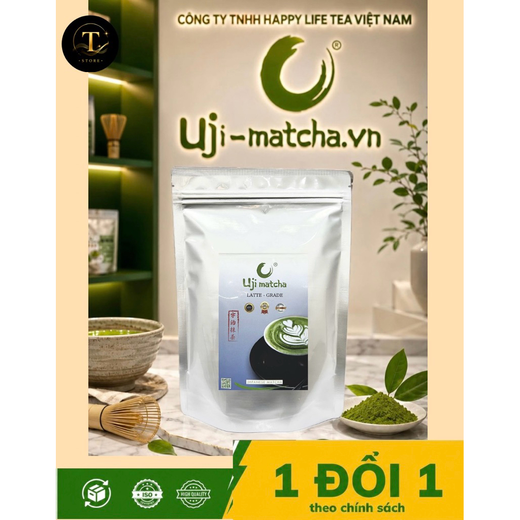 Matcha Uji Latte Grade | Bột Matcha Nhật Bản | Chuyên Pha Matcha Latte - Đá Xay - Trà Sữa