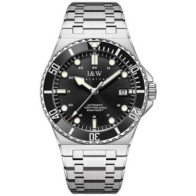Đồng hồ nam chính hãng I&W Carnival 726G-T2 Kính sapphire,chống xước,Chống nước100m,BH24 tháng,Máy Cơ Automatic