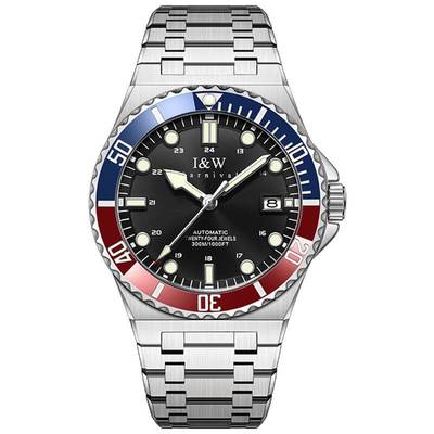 Đồng hồ nam chính hãng I&W Carnival 726G-T4 Kính chống xước,Chống nước 100m,BH24 tháng,Máy Cơ Automatic