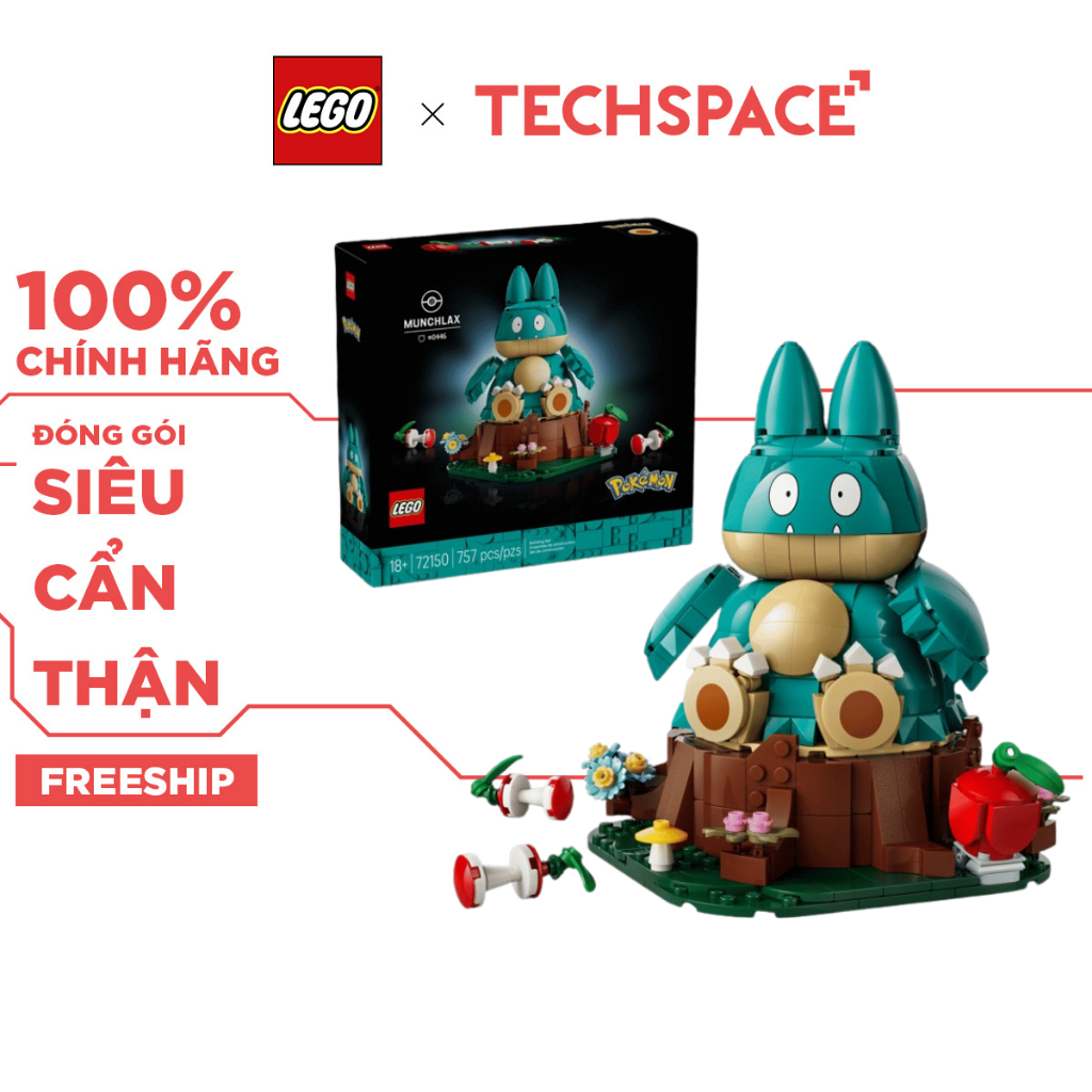 Bộ mô hình Pokemon Munchlax LEGO Pokémon #72150