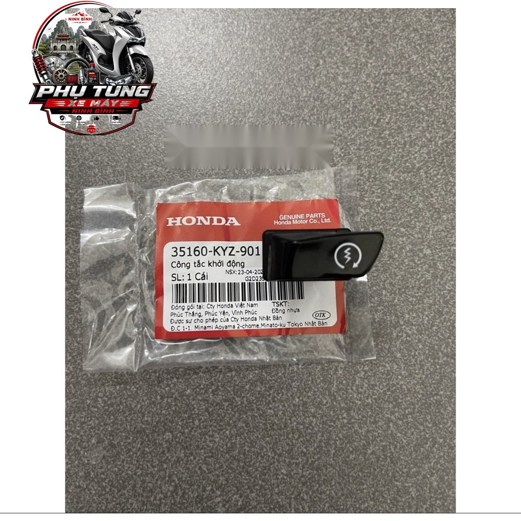 Nút Công Tắc Đề Ws110, Rsx 110, Fu 125 Honda ( 35160KYZ901 ) DH