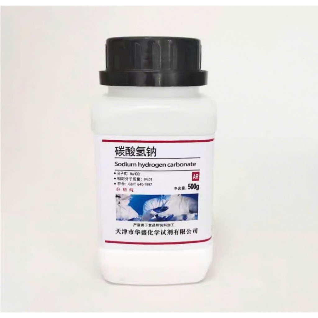 Sodium bicarbonate, sodium hydrogencarbonate, natri hiđrocacbonat, baking soda (Na2CO3) AR500G, COA