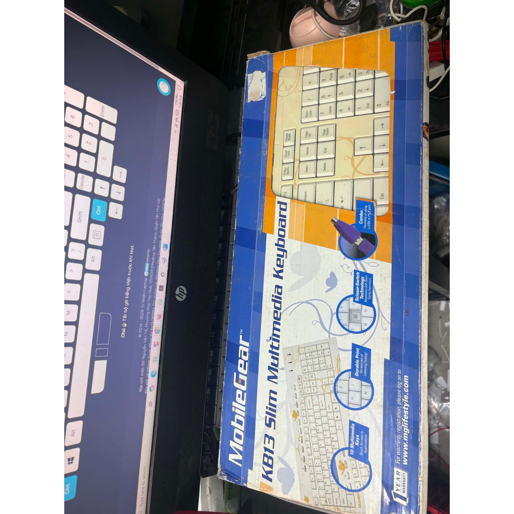 Bàn Phím Văn Phòng fullbox,Hàng Thanh Lý(có bp cơ qua xử dụng) : Mobilegear KB13,KB16,KB17, BP cơ K5