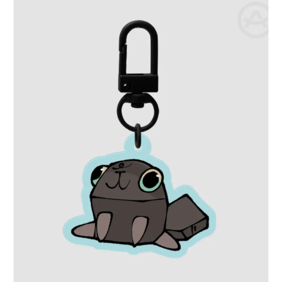 Pebble Dandys World Colored Acrylic Keychain